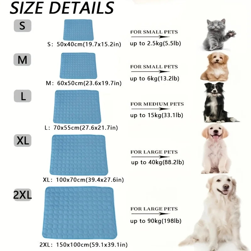 Cooling Pet Mat – Summer Ice Bed