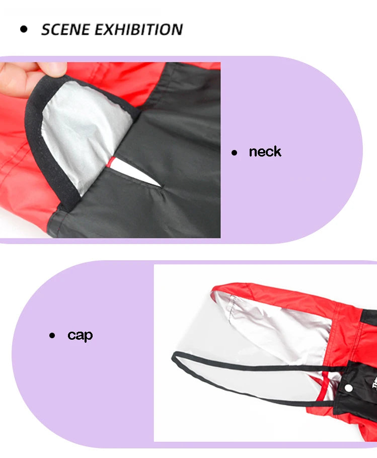 Waterproof Dog Raincoat – The Dog Face Jumpsuit