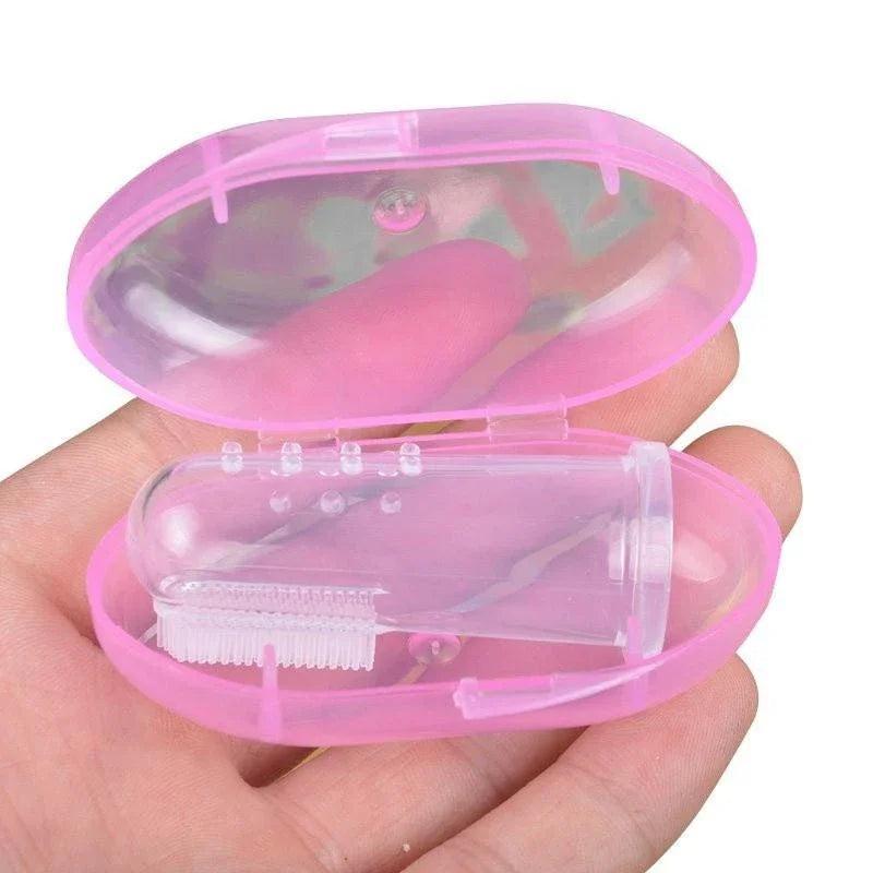 FurSmile™ Pet Toothbrush – Gentle Finger Brush for Dogs & Cats
