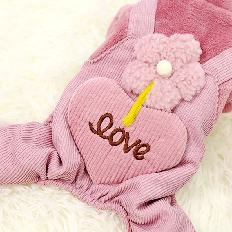 Warm Winter Pet Jumpsuit