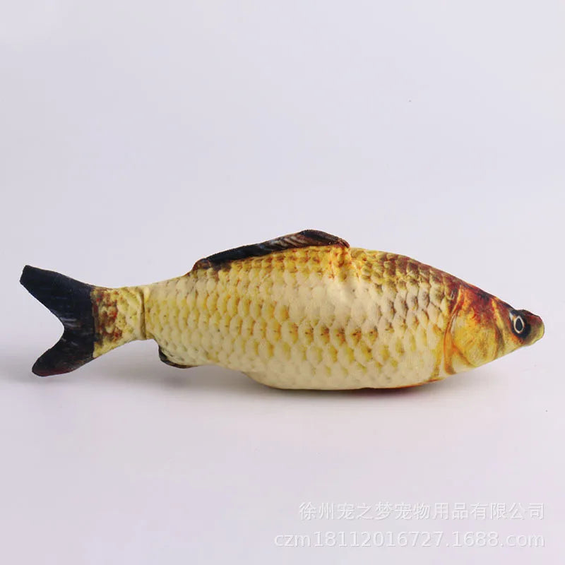 3D Plush Fish Catnip Toy
