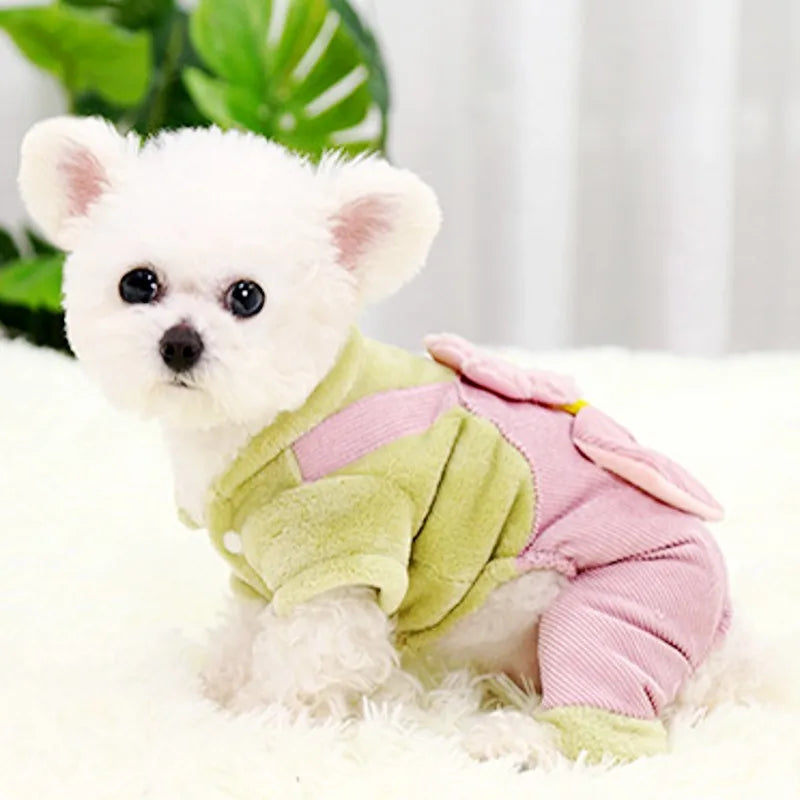 Warm Winter Pet Jumpsuit