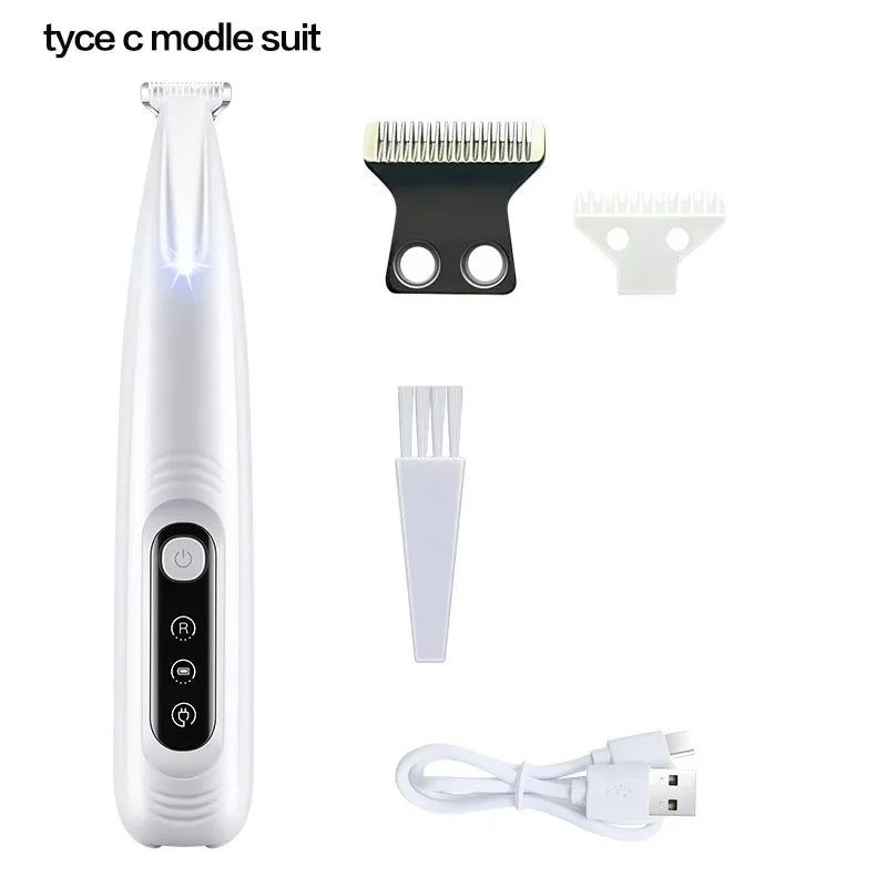 LED Waterproof Dog Paw Trimmer