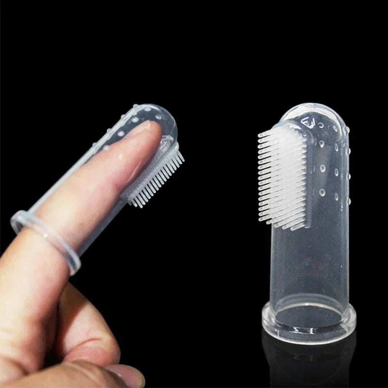 FurSmile™ Pet Toothbrush – Gentle Finger Brush for Dogs & Cats