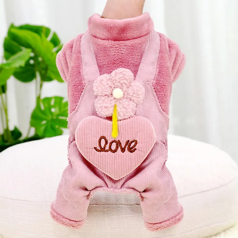 Warm Winter Pet Jumpsuit