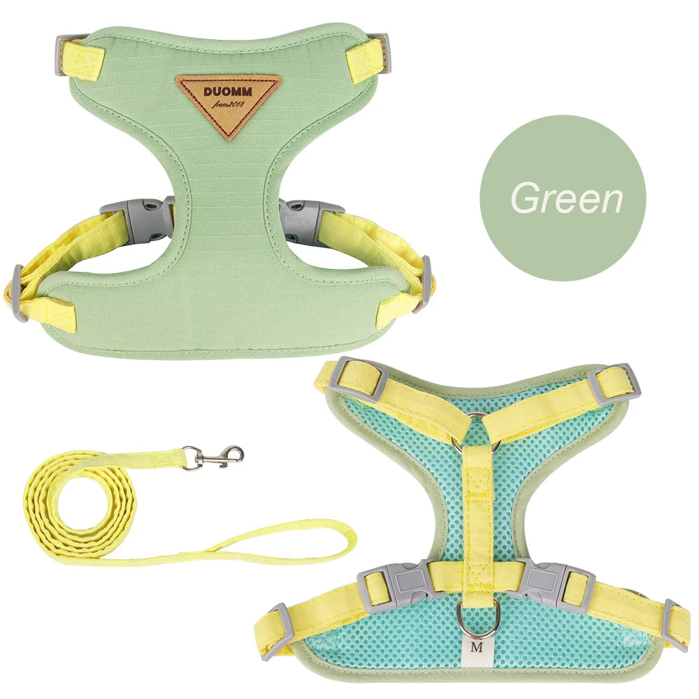Breathable Pet Harness & Leash Set