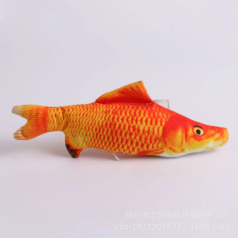 3D Plush Fish Catnip Toy