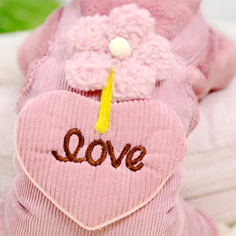 Warm Winter Pet Jumpsuit