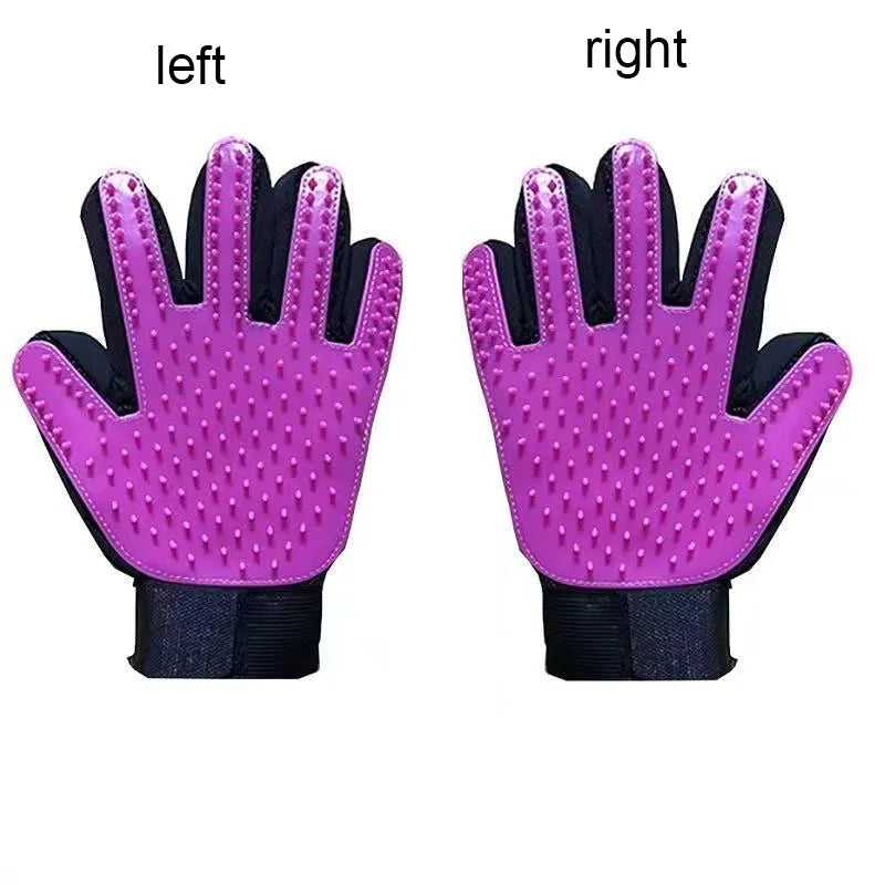 Pet Hair Glove Comb Pet Dog Cat Grooming Cleaning Glove Deshedding Hair remover