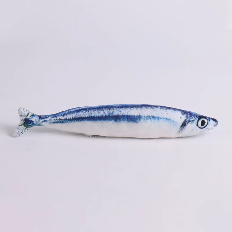 3D Plush Fish Catnip Toy