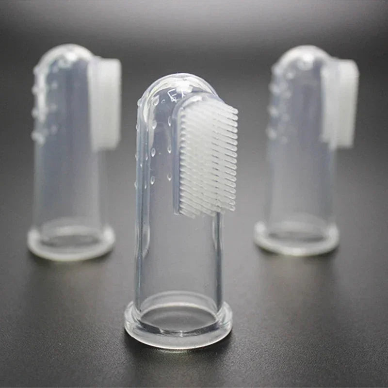 FurSmile™ Pet Toothbrush – Gentle Finger Brush for Dogs & Cats