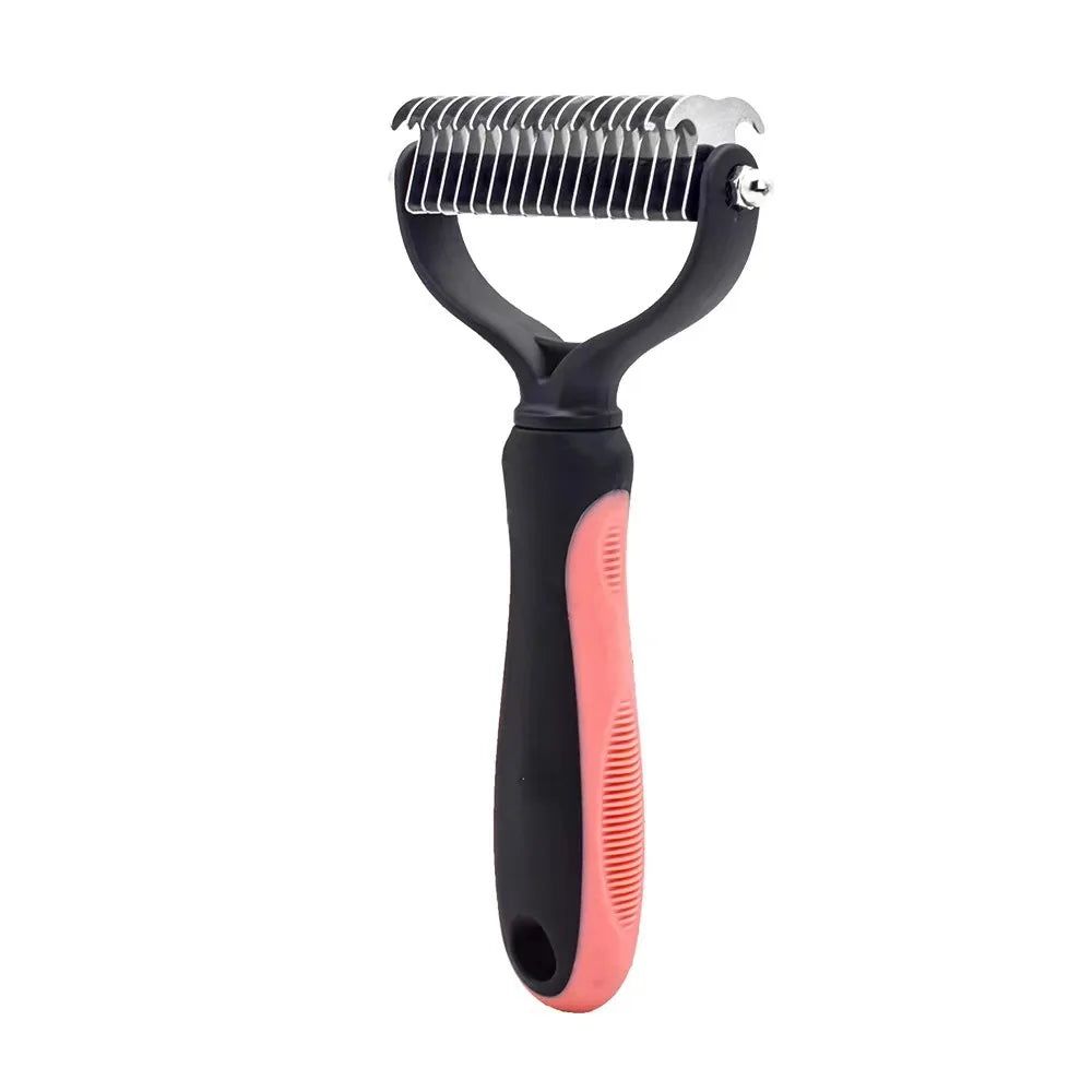 FurMaster™ Deshedding Brush – Professional Pet Hair Remover & Grooming Tool for Dogs & Cats