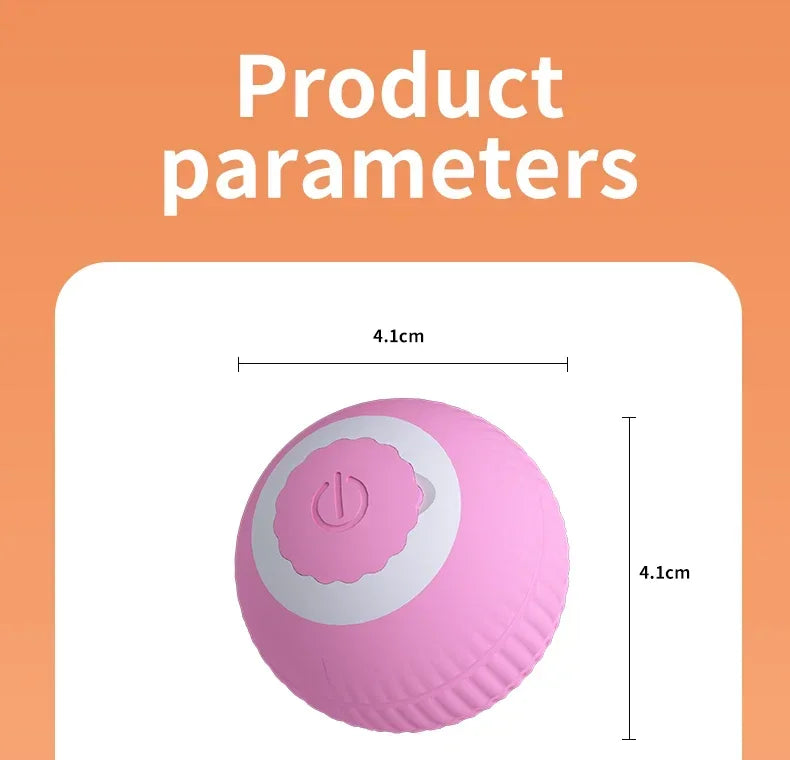 Automatic Rolling Cat Toy Ball
