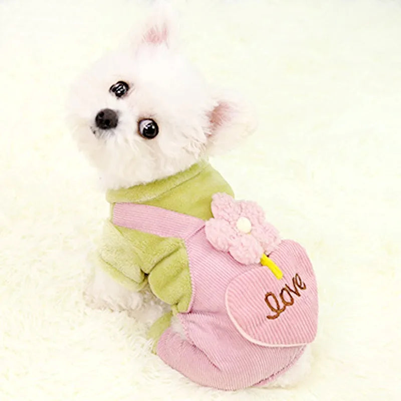 Warm Winter Pet Jumpsuit