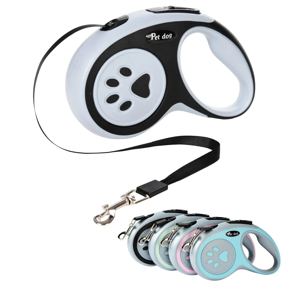 Retractable Nylon Pet Leash – 3m/5m