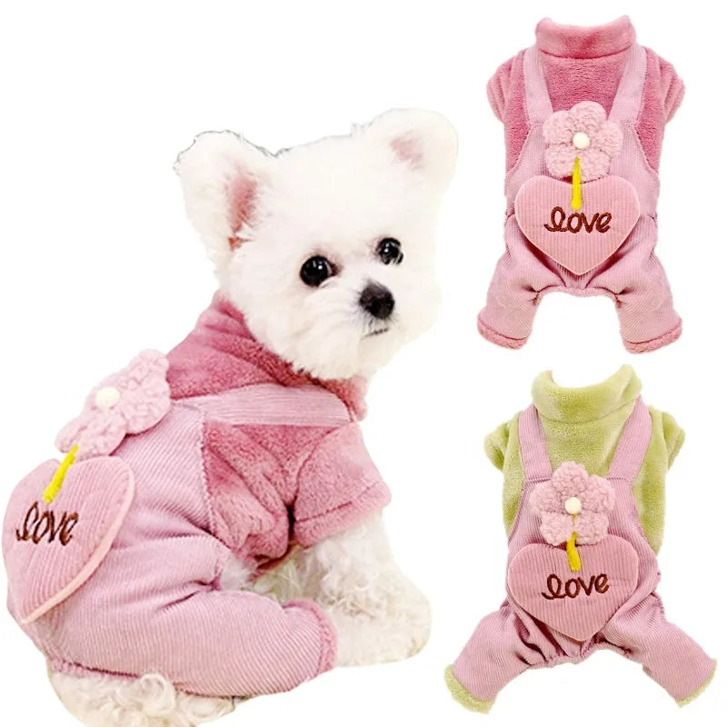 Warm Winter Pet Jumpsuit