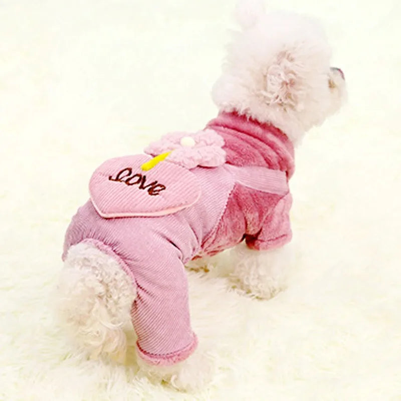 Warm Winter Pet Jumpsuit