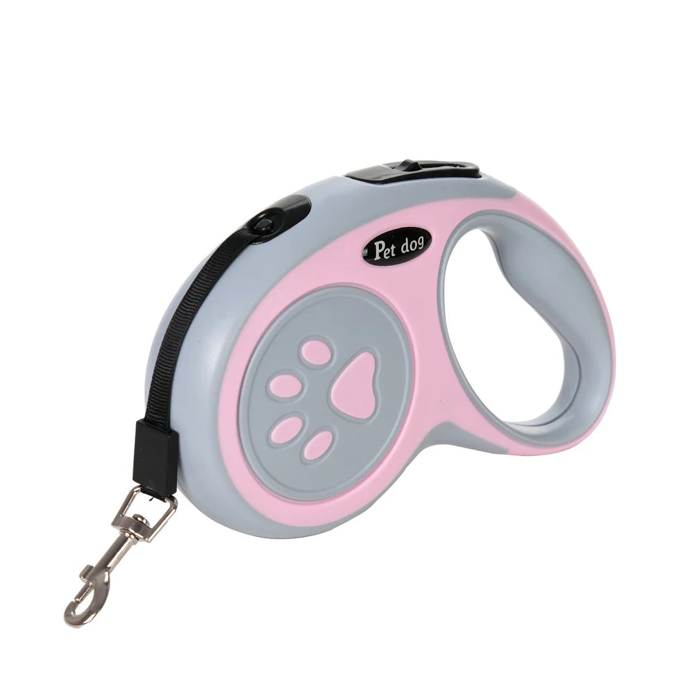 Retractable Nylon Pet Leash – 3m/5m