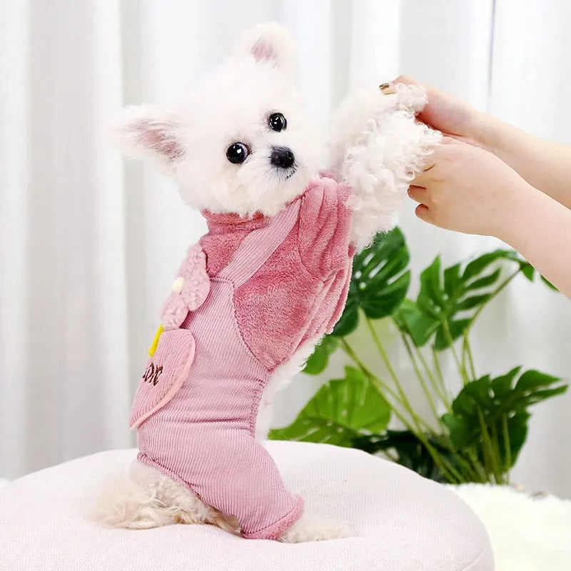 Warm Winter Pet Jumpsuit