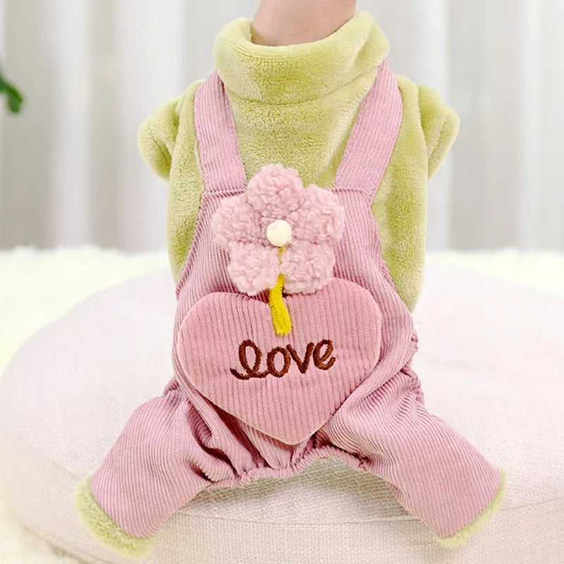 Warm Winter Pet Jumpsuit