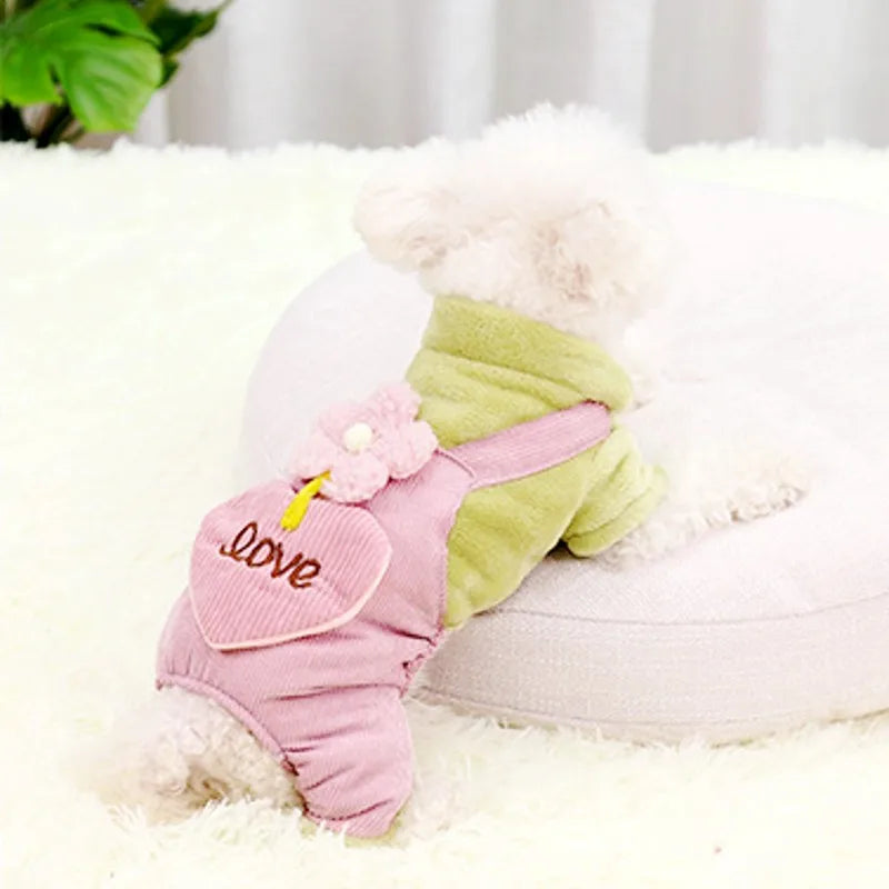 Warm Winter Pet Jumpsuit