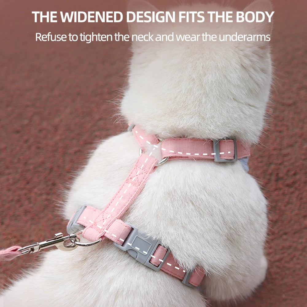 Breathable Pet Harness & Leash Set