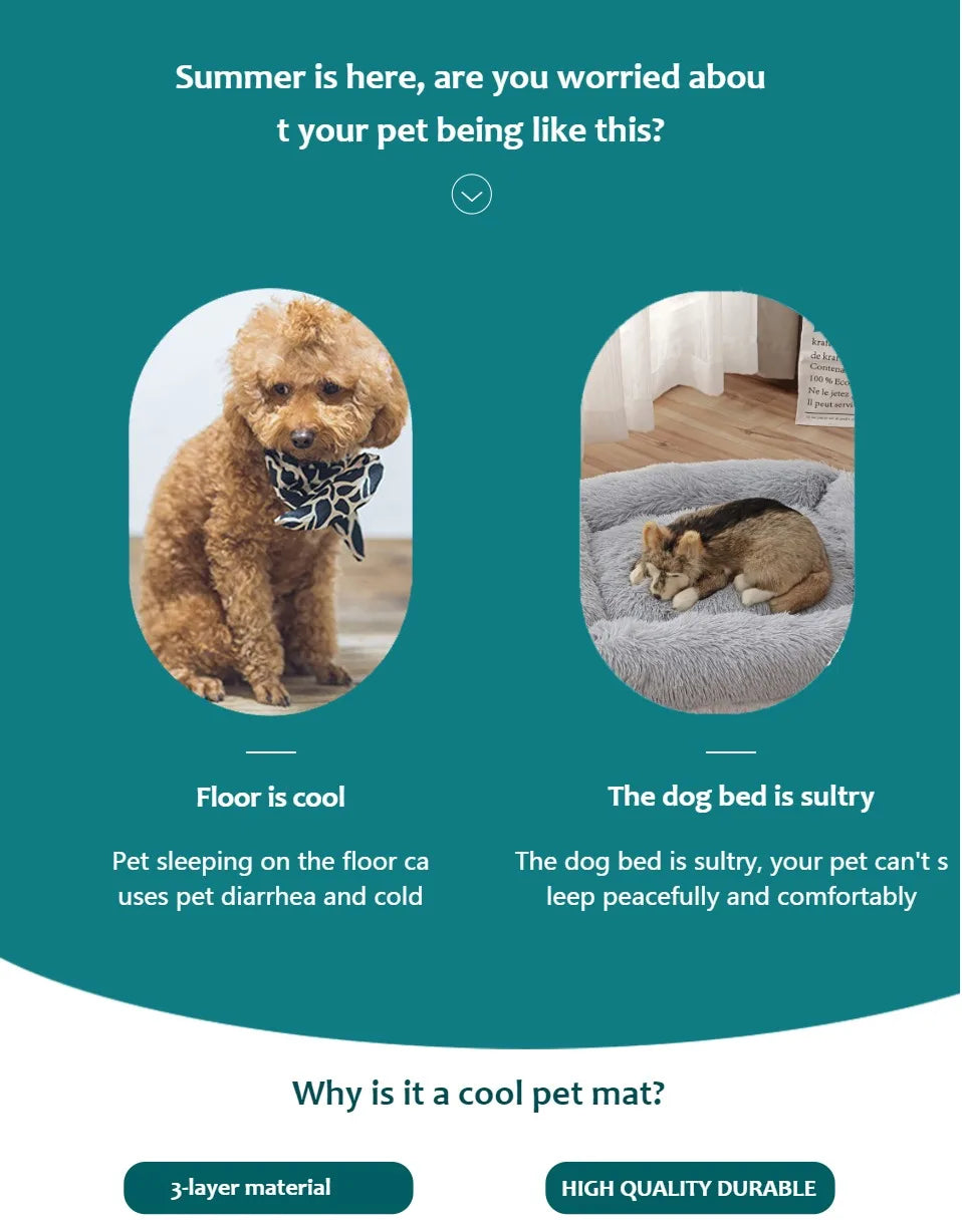 Cooling Pet Mat – Summer Ice Bed