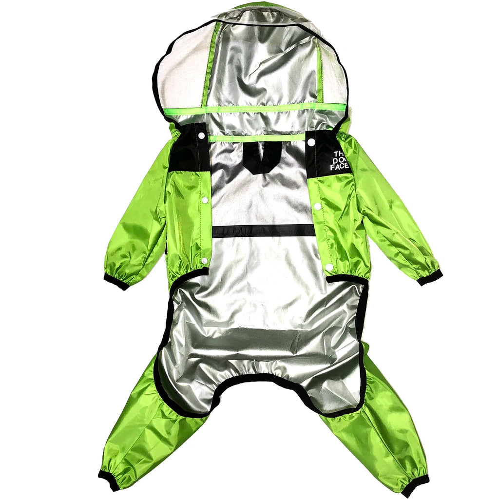 Waterproof Dog Raincoat – The Dog Face Jumpsuit