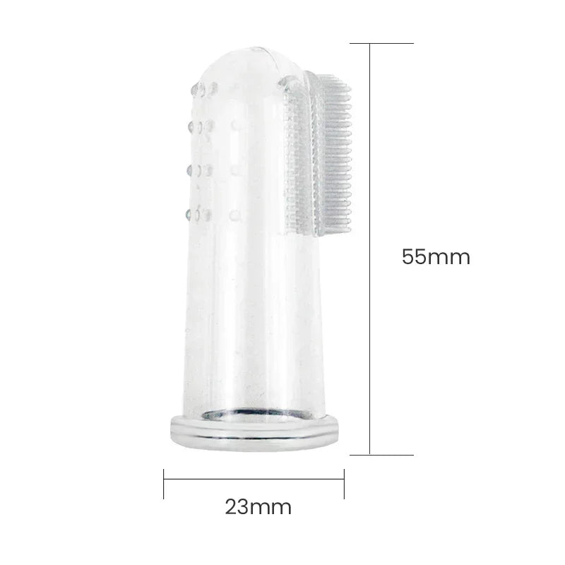 FurSmile™ Pet Toothbrush – Gentle Finger Brush for Dogs & Cats