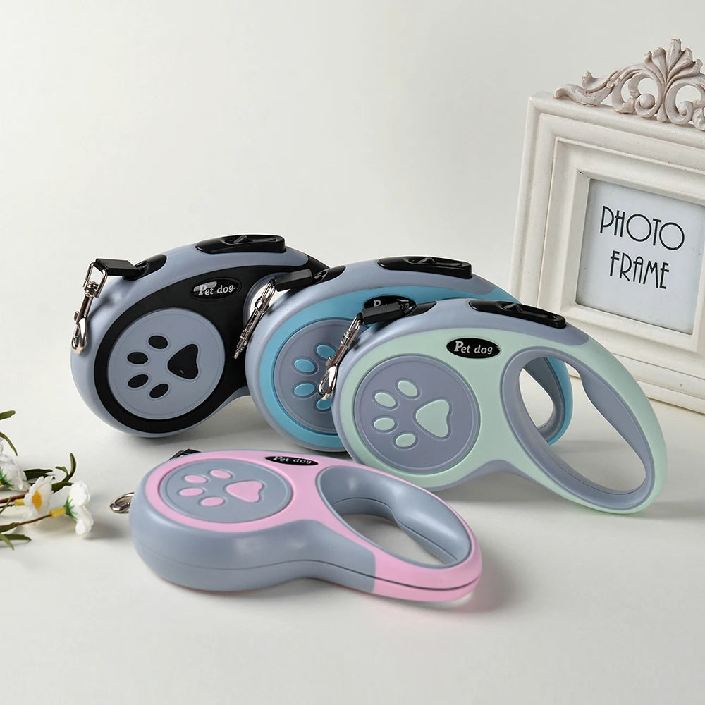 Retractable Nylon Pet Leash – 3m/5m