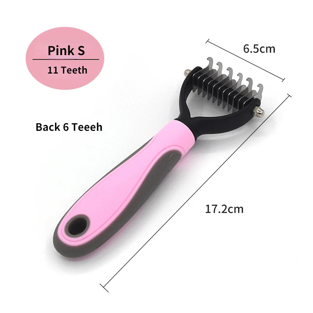 FurMaster™ Deshedding Brush – Professional Pet Hair Remover & Grooming Tool for Dogs & Cats