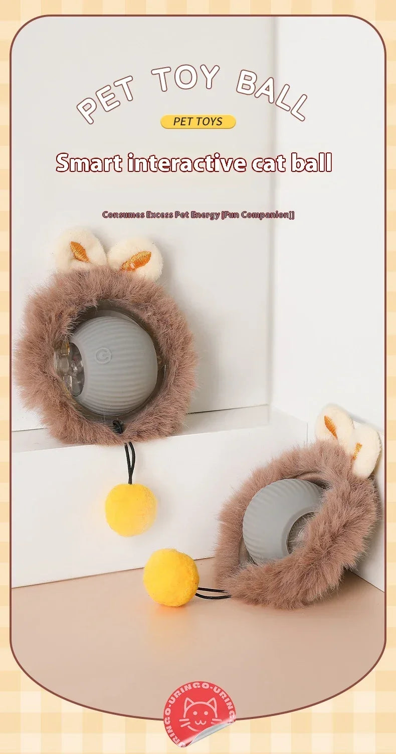 Automatic Rolling Cat Toy Ball