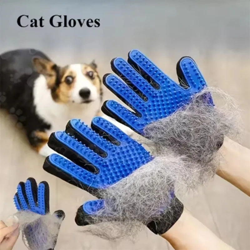 Pet Hair Glove Comb Pet Dog Cat Grooming Cleaning Glove Deshedding Hair remover