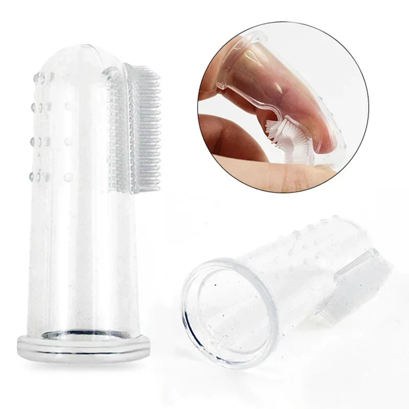 FurSmile™ Pet Toothbrush – Gentle Finger Brush for Dogs & Cats
