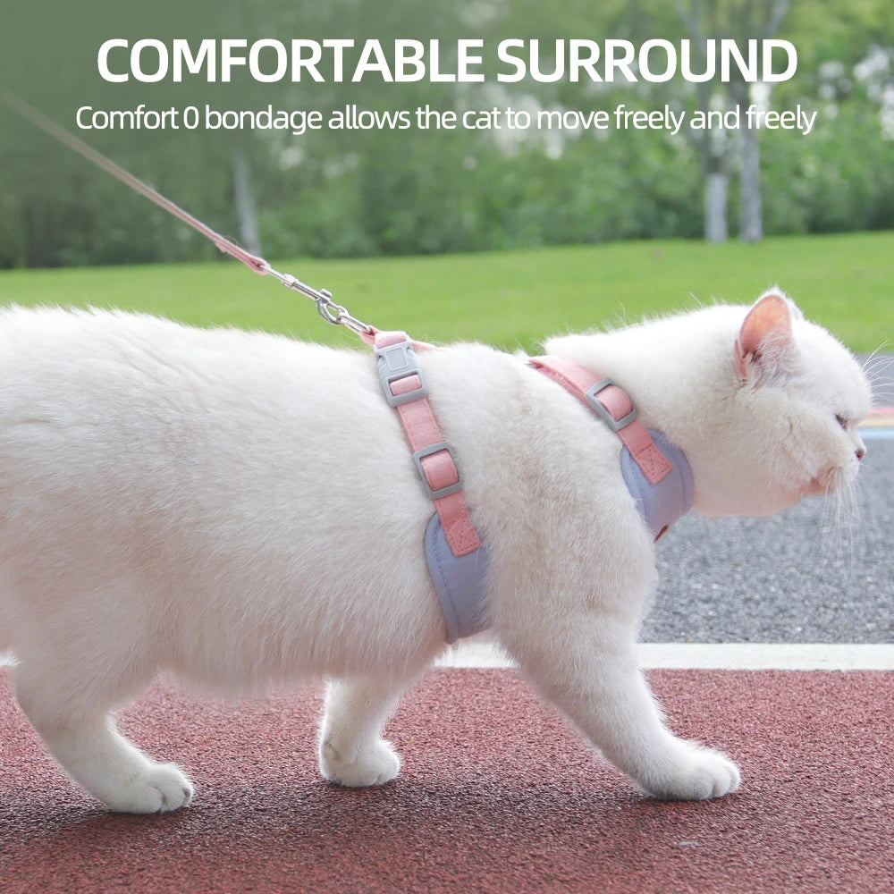 Breathable Pet Harness & Leash Set