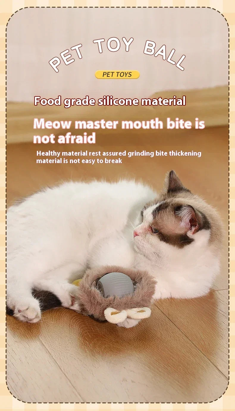 Automatic Rolling Cat Toy Ball