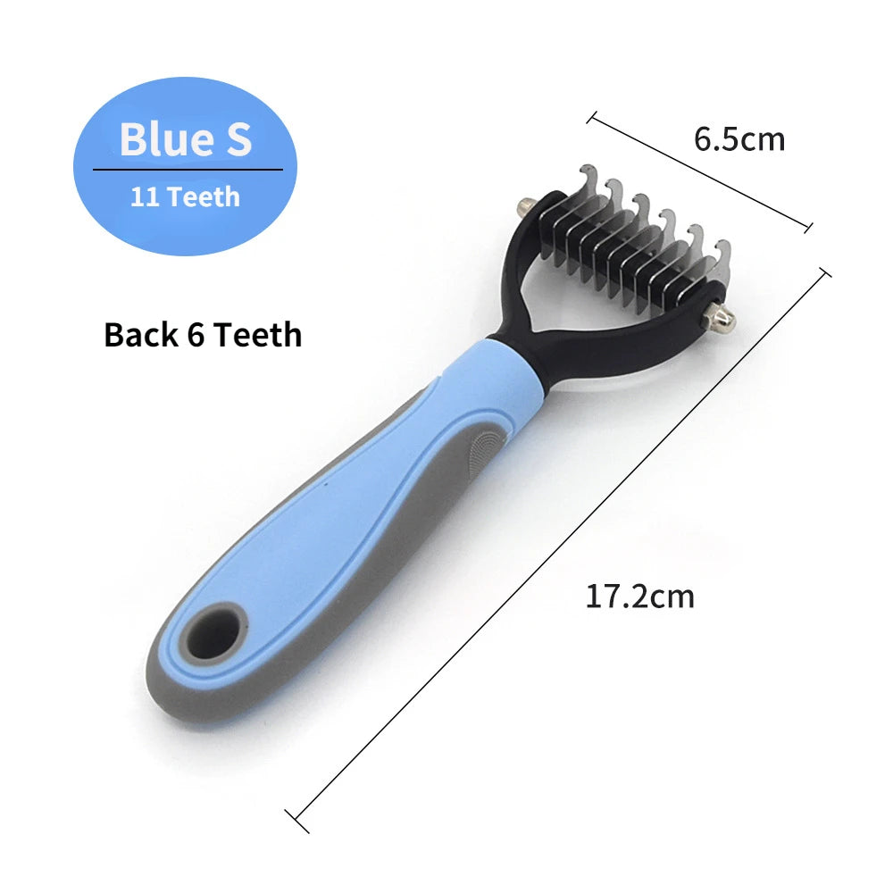FurMaster™ Deshedding Brush – Professional Pet Hair Remover & Grooming Tool for Dogs & Cats