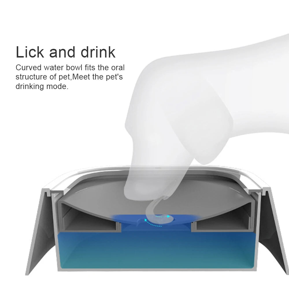 1.5L Floating Pet Water Bowl