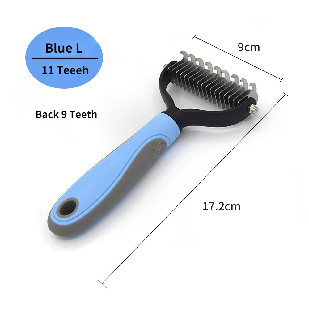 FurMaster™ Deshedding Brush – Professional Pet Hair Remover & Grooming Tool for Dogs & Cats