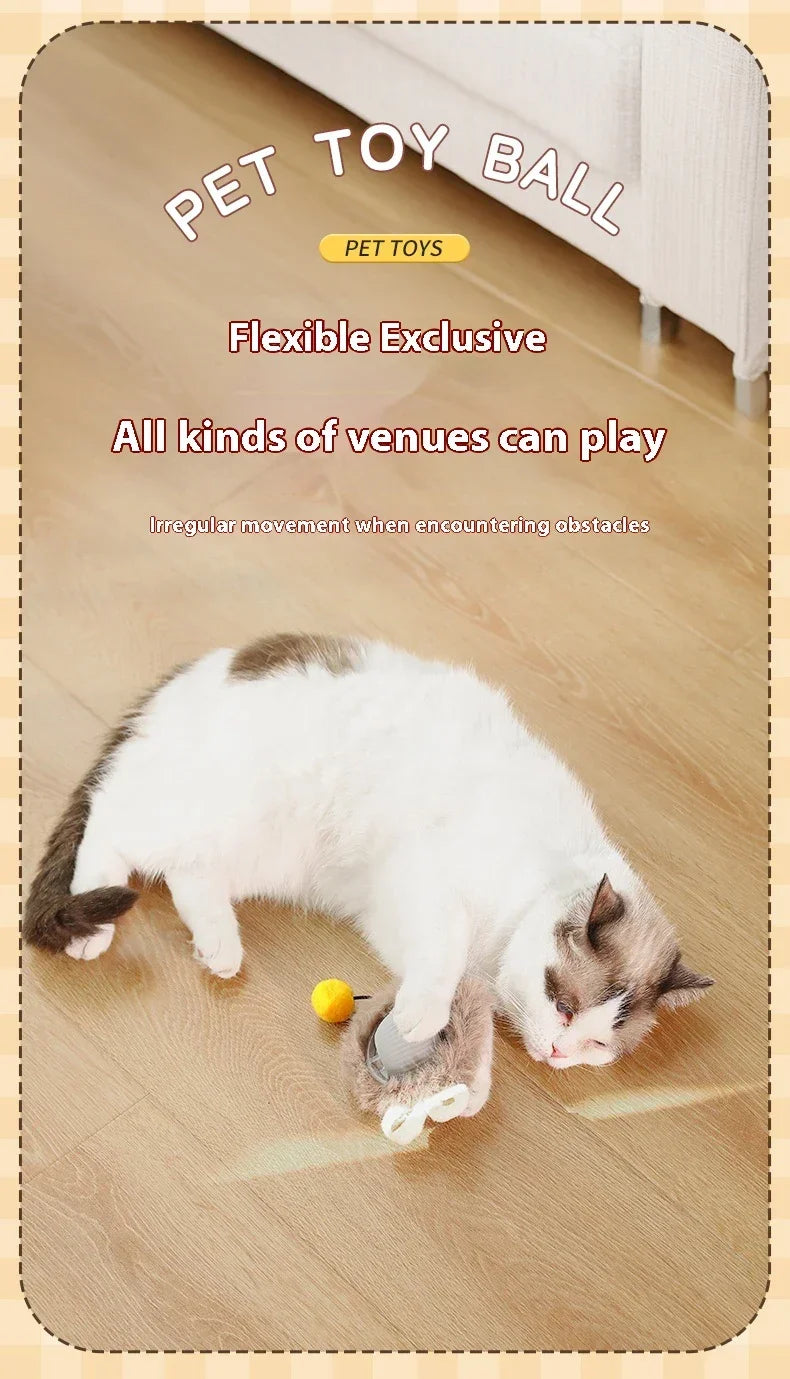 Automatic Rolling Cat Toy Ball